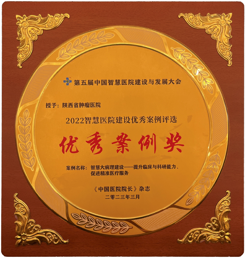 第五届中国智慧医院建设与发展大会优秀案例奖